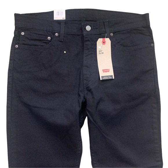 Levi’s 511 Slim 36x30 Stretch New With Tags Black Jeans - Picture 4 of 15
